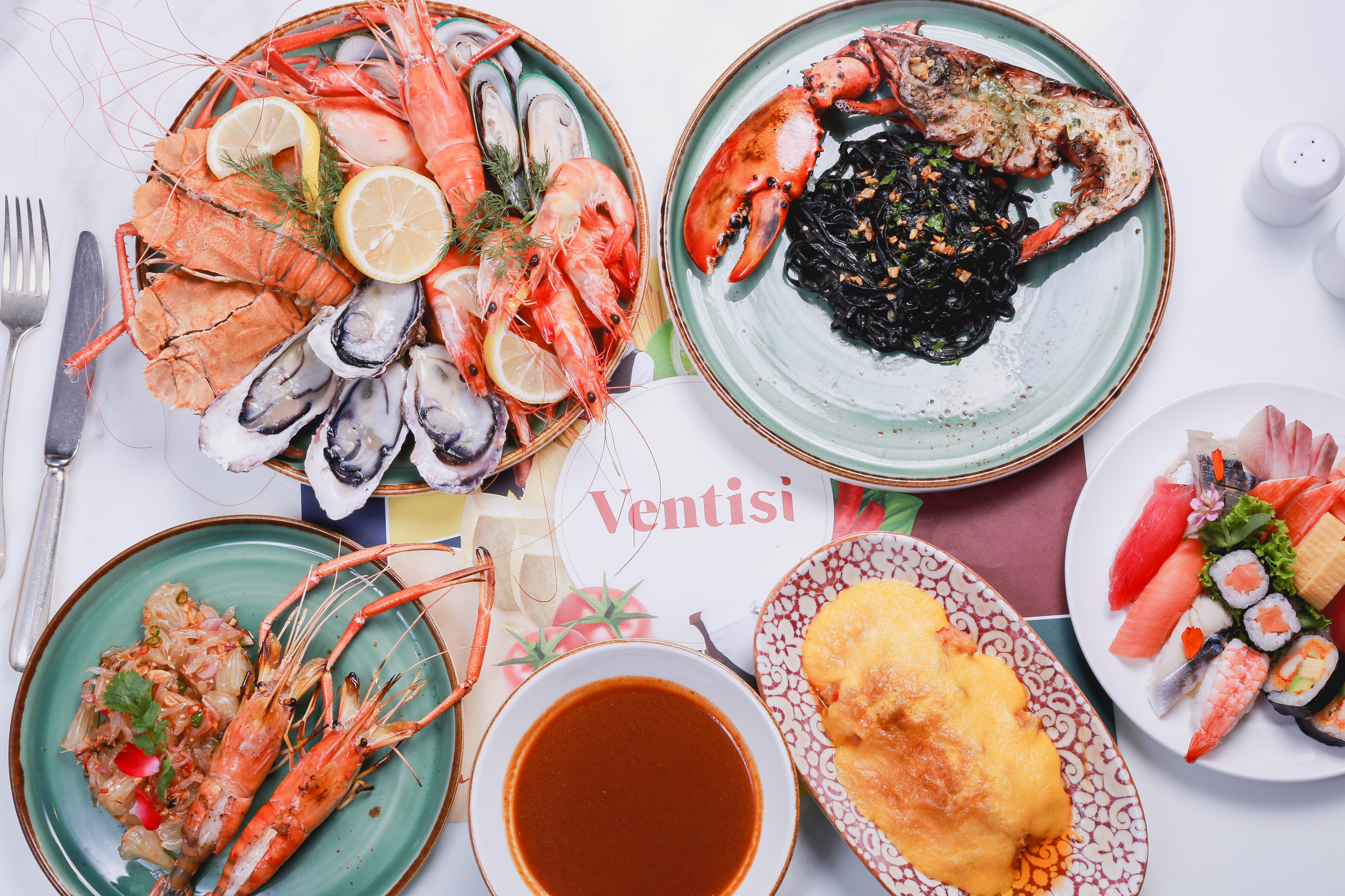 Lobster & Prawn and International buffet