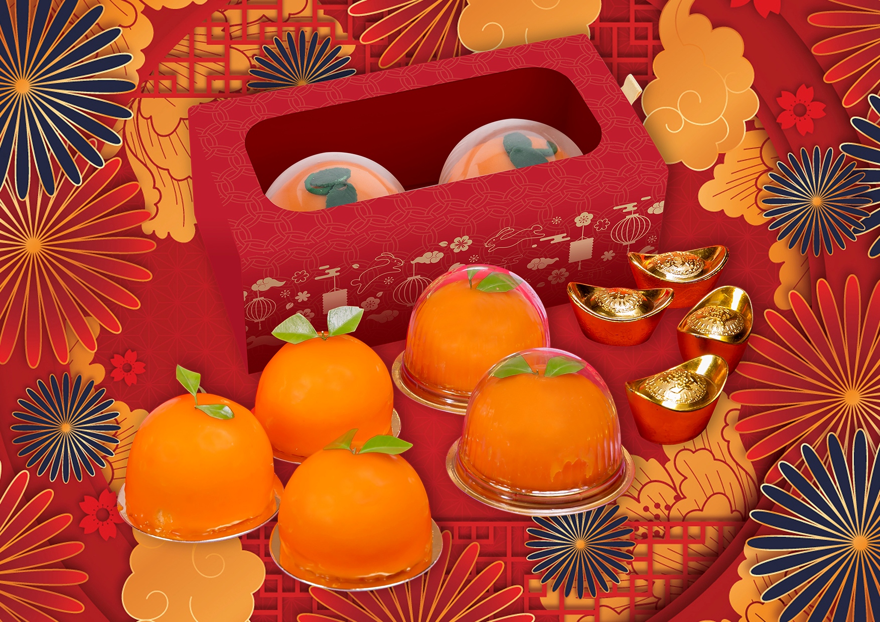 “เค้กส้ม” ของขวัญเสริมสิริมงคล ต้อนรับปีกระต่าย