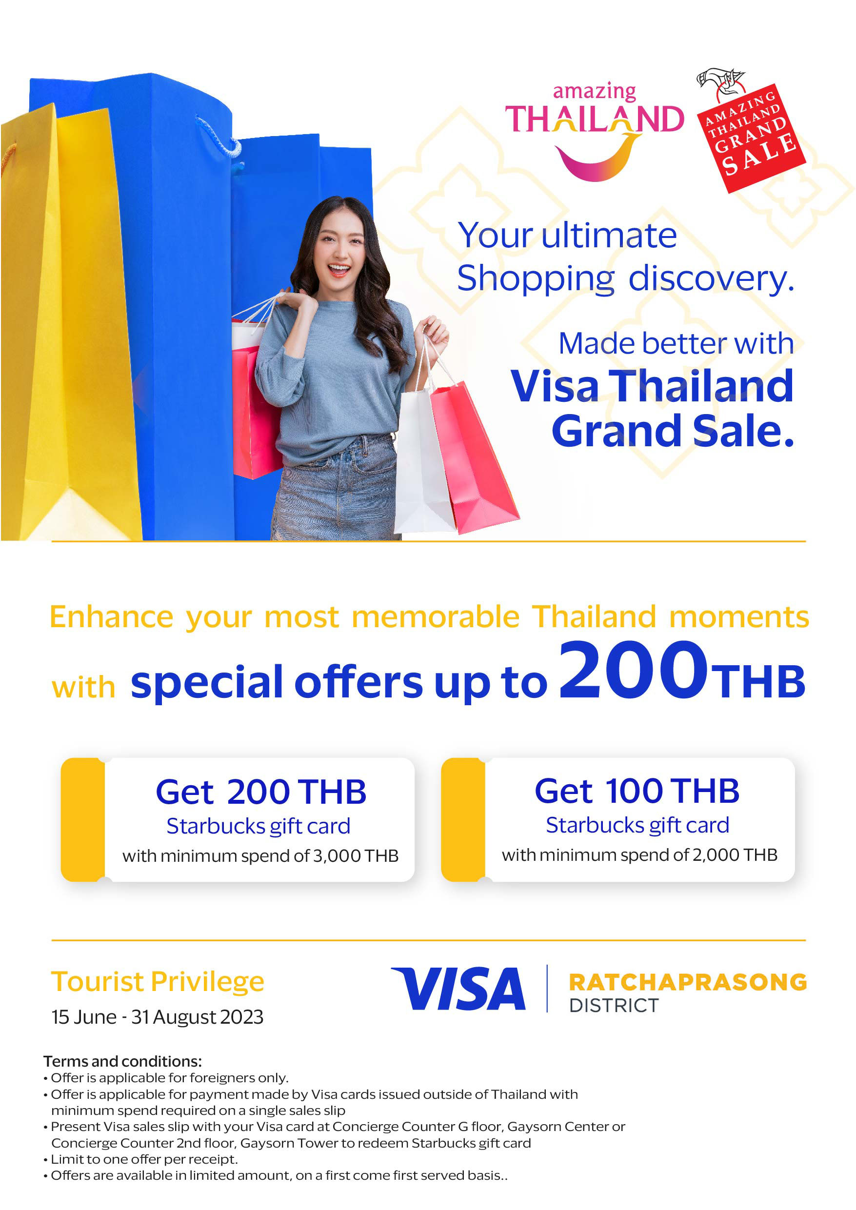 VISA Thailand Amazing Grand Sale 2023